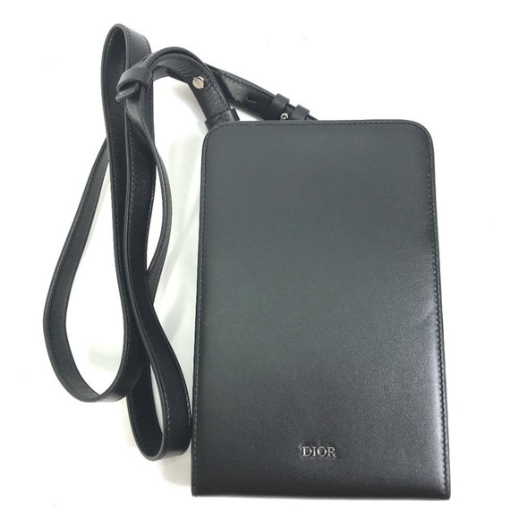 DIOR Black Leather Shoulder Bag - Picture 1 of 16